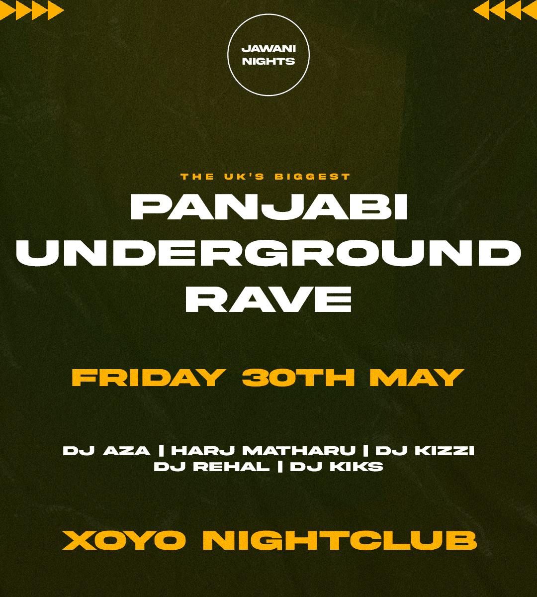Panjabi Boiler Room Rave - Jawani Nights [FINAL 190 TICKETS], 30 May | Event in Birmingham | AllEvents