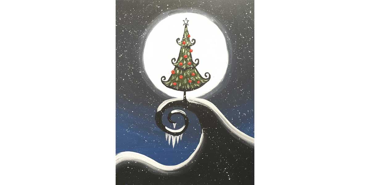 Nightmare Christmas Tree - Paint and Sip in Sacramento | Classpop!™, 16 December | Event in Elk Grove | AllEvents