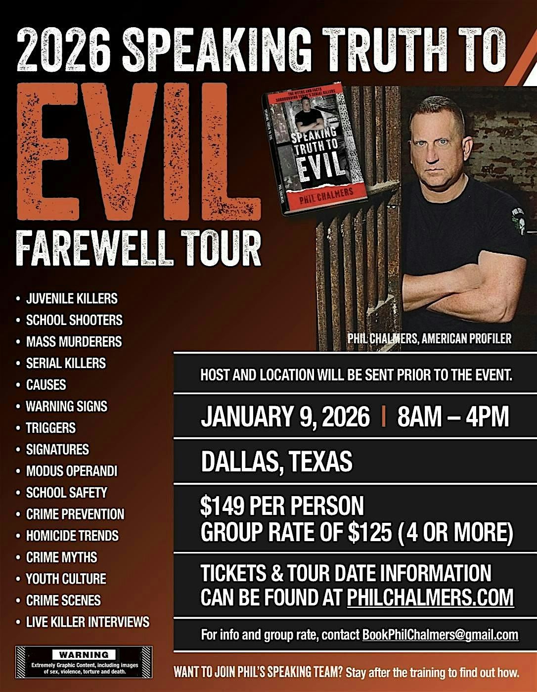 Speaking Truth to Evil-Tulsa, OK, 19 March | Event in Tulsa | AllEvents