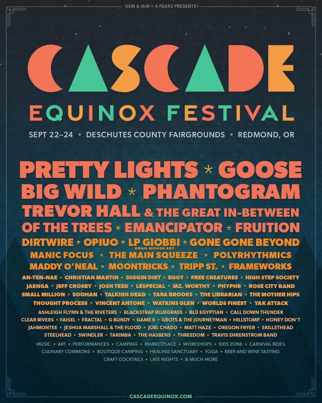 Cascade Equinox Festival - Sunday, 20 September | Event in Redmond | AllEvents