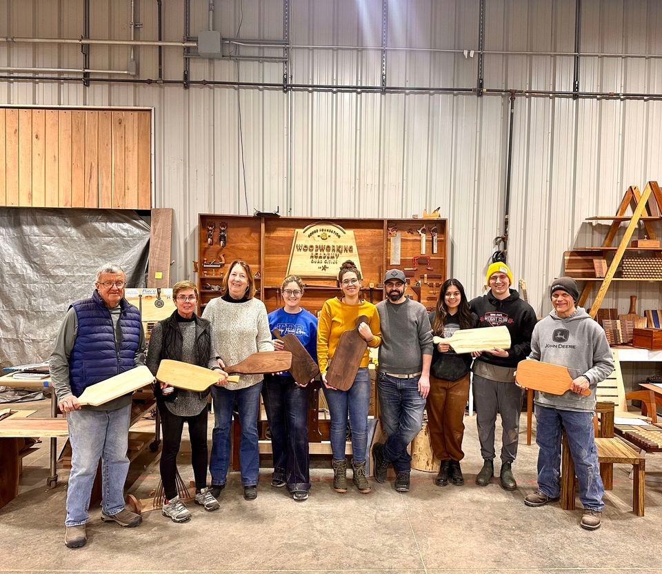 Charcuterie board class, Sound Foundation Woodworking Academy, Milan