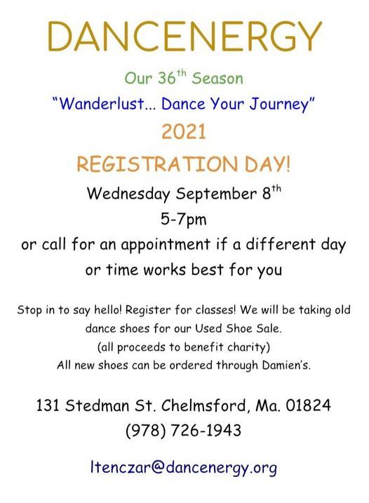 Registration Day for the 20212022 Dance Season, 131 Stedman St