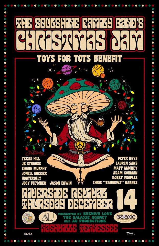 Soulshine Family Bands Christmas Jam for Toys For Tots, Riverside