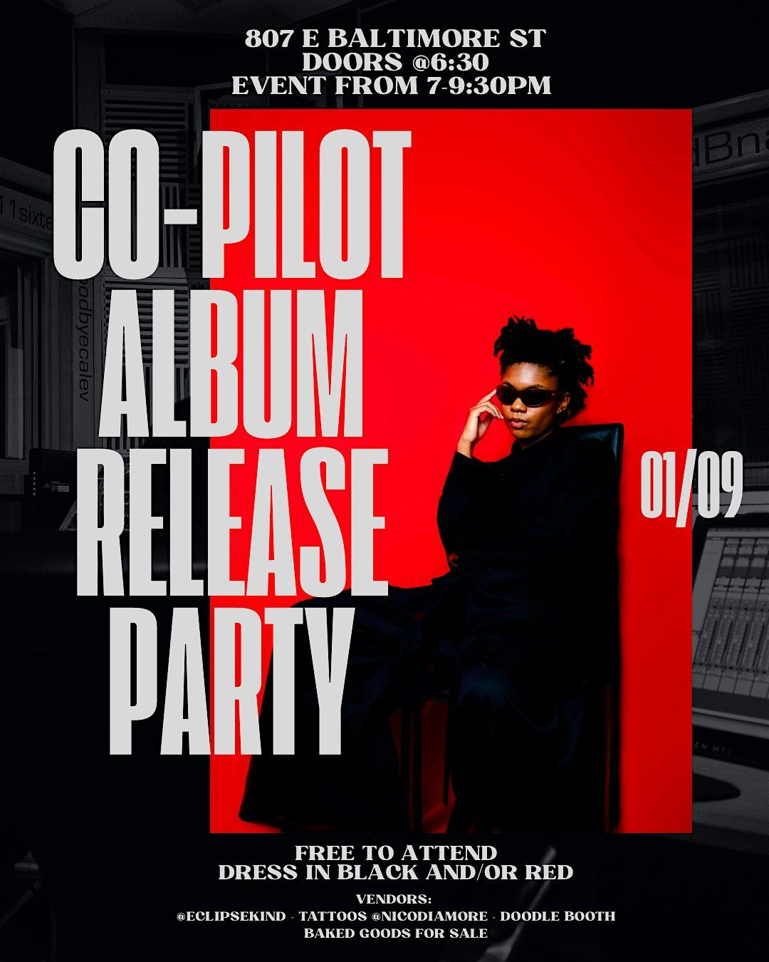 CO-PILOT Album Release / Listening Party FREE, 807 E Baltimore St, 9 ...