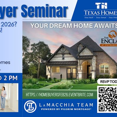 Your 2026 Homebuyer Seminar at Potranco Oaks - Your Dream Home Awaits