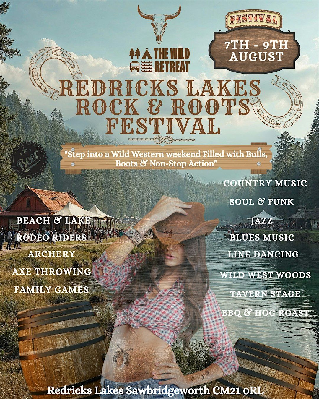 Redricks Lakes Roots & Rock Festival, 7 August | Event in Harlow | AllEvents
