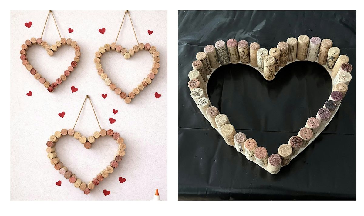 Wine Cork Heart at Knockout Pizza