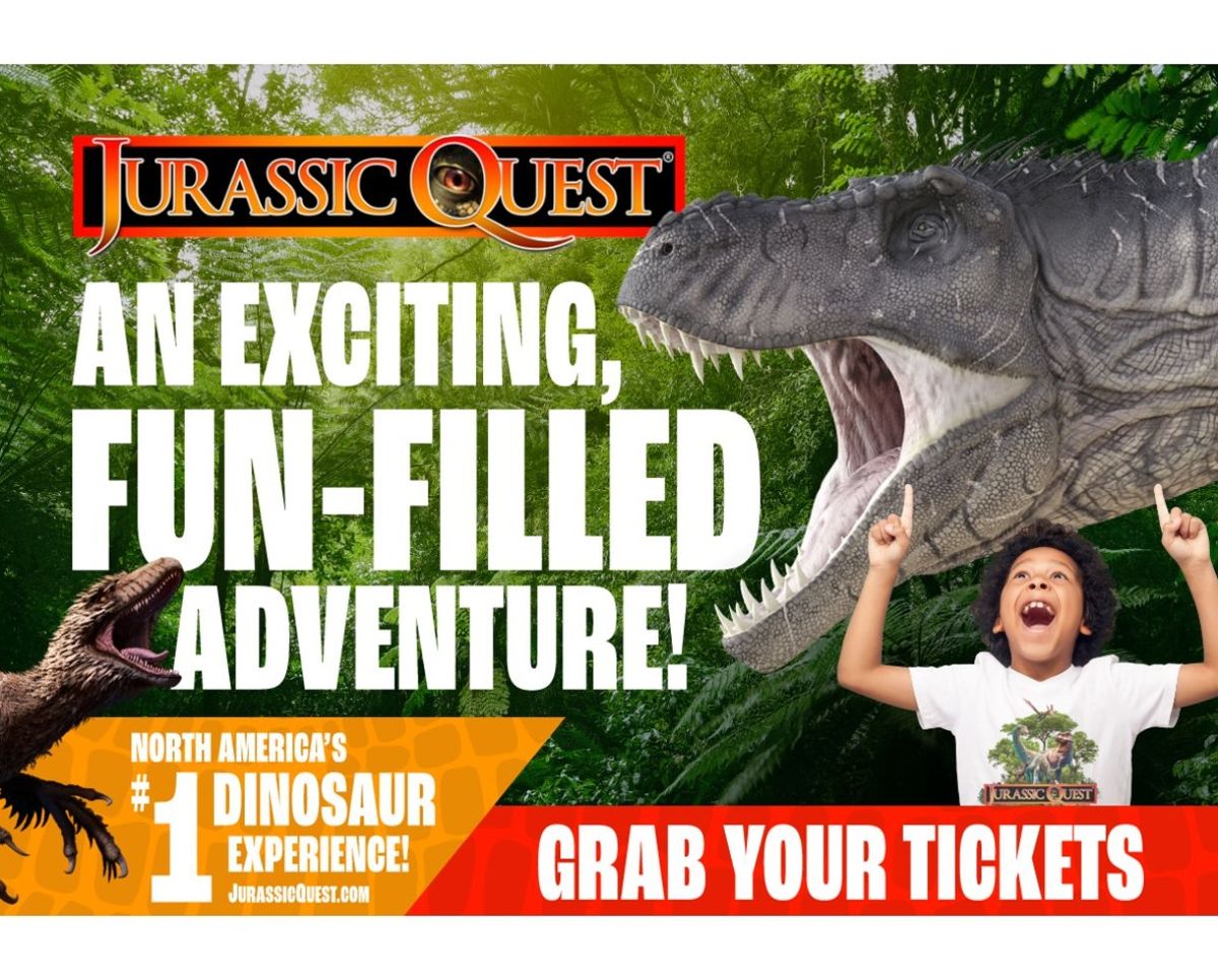 Jurassic Quest at Jackson Convention Complex, 10 May | Event in Jackson | AllEvents