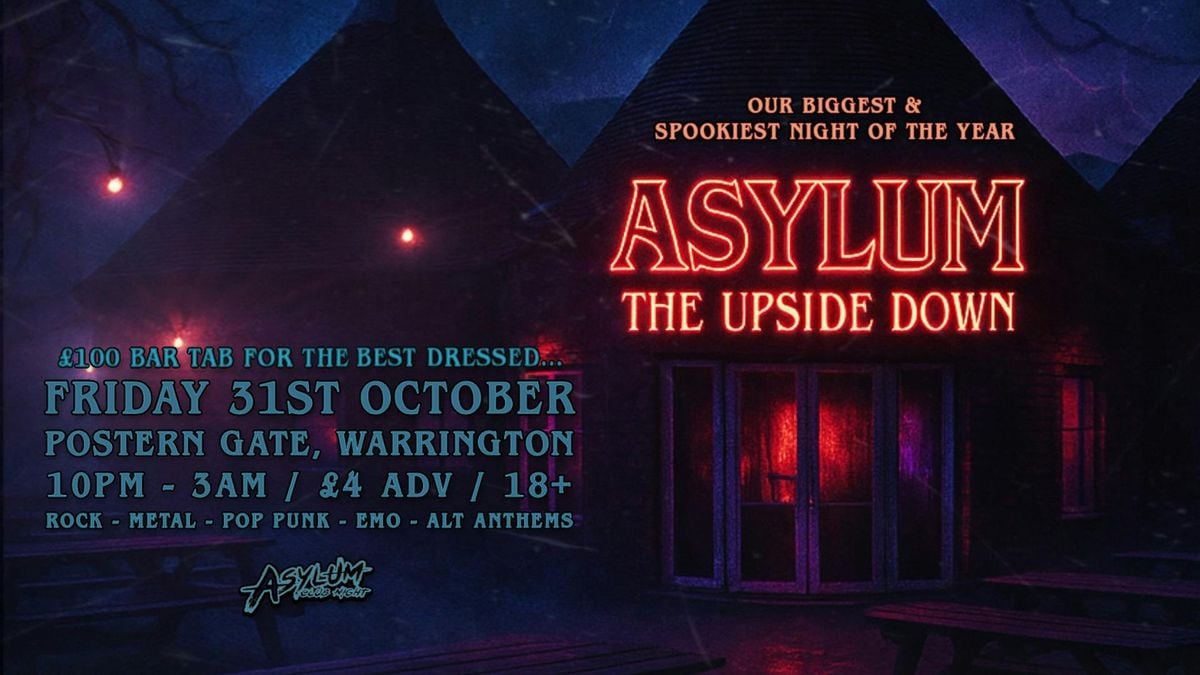 Asylum's Halloween Special!, 31 October | Event in Warrington | AllEvents