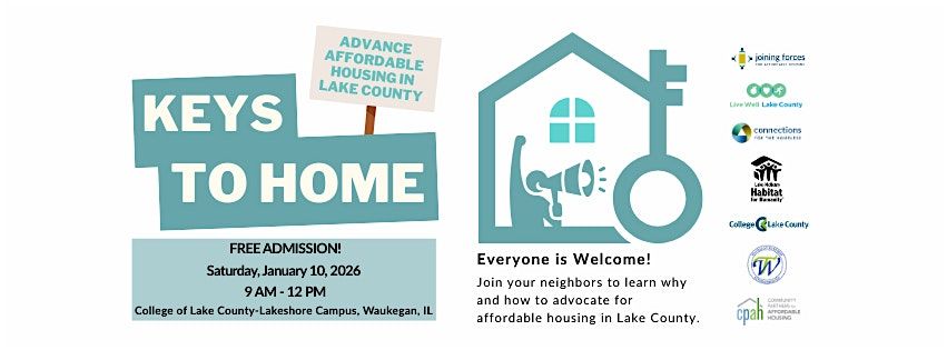 Keys to Home: Advance Affordable Housing in Lake County, 10 January | Event in Waukegan | AllEvents