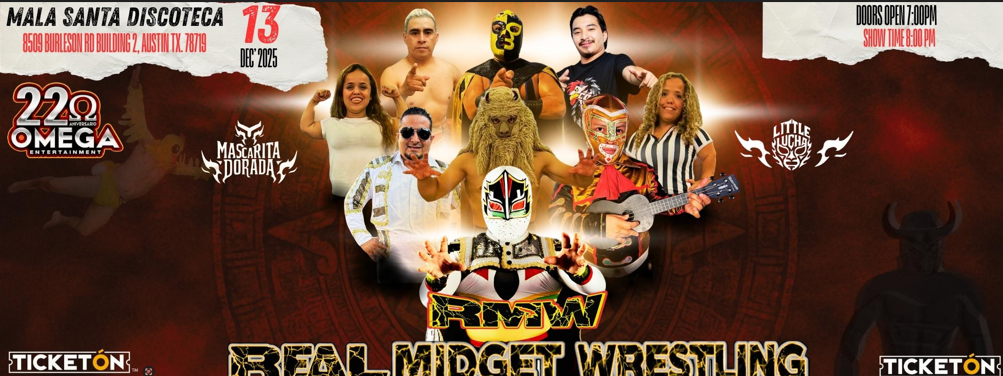 REAL MIDGET WRESTLING , 13 December | Event in Austin | AllEvents