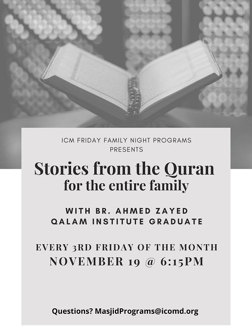 Stories from the Quran w/ Ustadh Ahmed Zayed