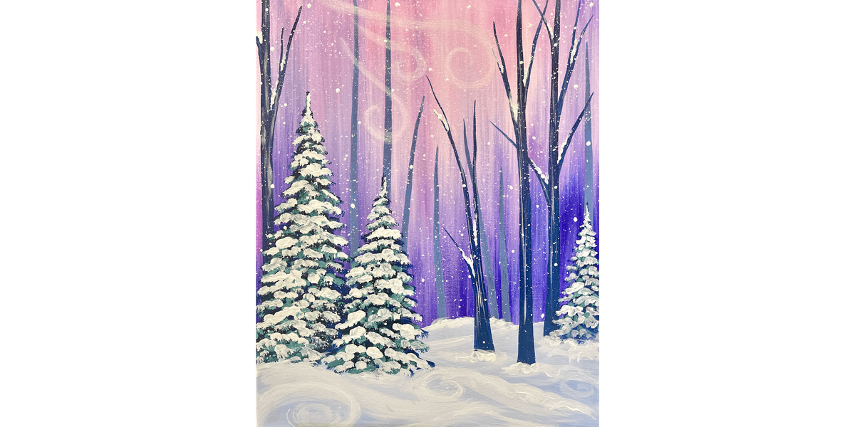 Windswept Winter Woods - Paint and Sip in Cincinnati | Classpop!™, 2 January | Event in West Chester | AllEvents