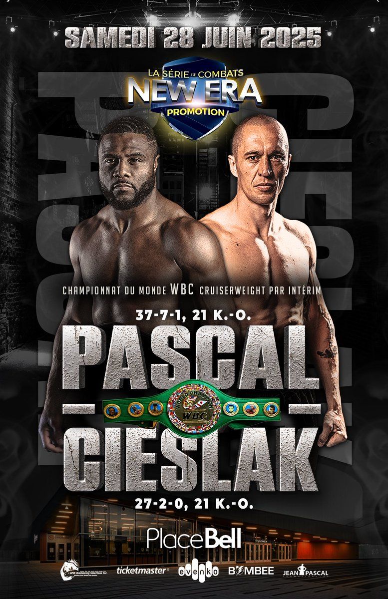 New Era Promotion: Jean Pascal vs. Michal Cieslak, 27 June | Event in Laval | AllEvents