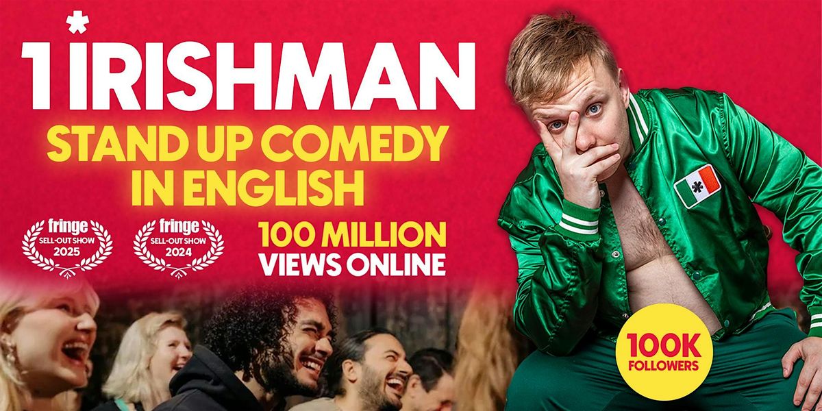 1 Irishman in Antwerp | A stand-up comedy show in English | 7PM, Vlaams ...