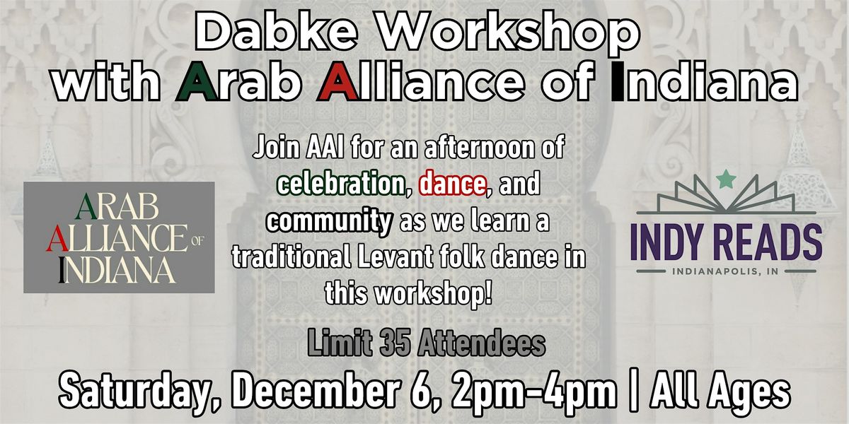 Dabke Workshop, 6 December | Event in Indianapolis | AllEvents