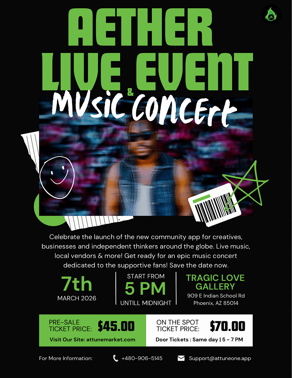 Aether Live Event & Concert, 7 March | Event in Phoenix | AllEvents