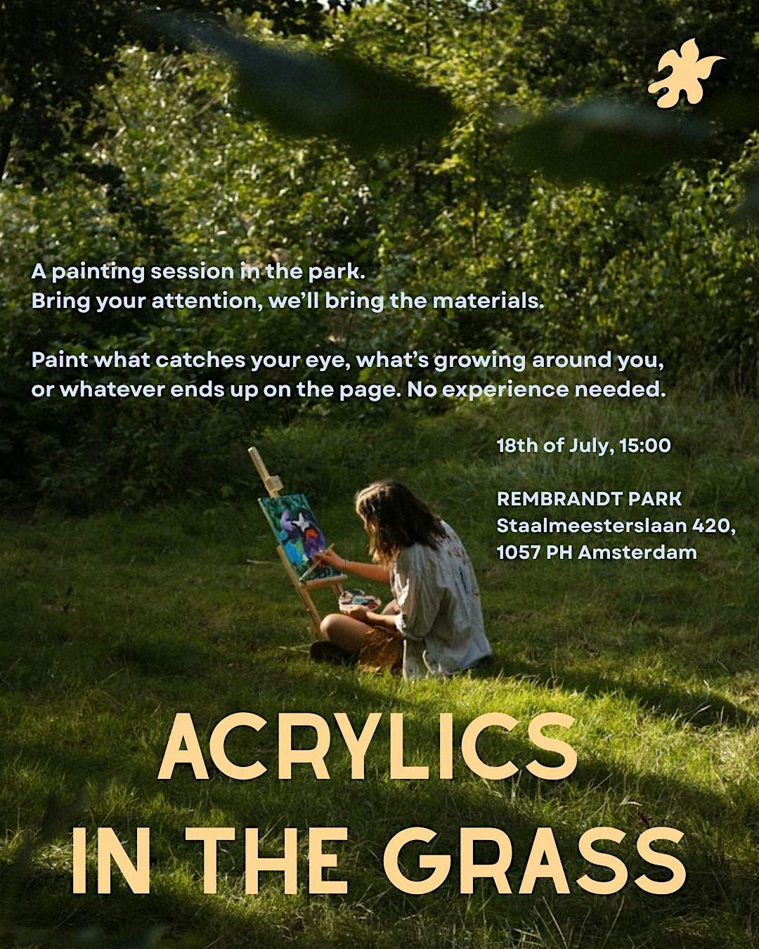 Acrylics in the Grass