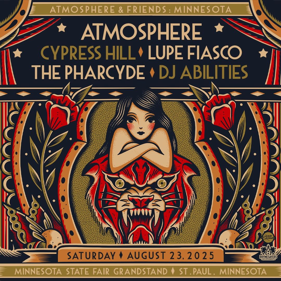 Atmosphere  Cypress Hill  Lupe Fiasco & The Pharcyde, 22 August | Event in Saint Paul | AllEvents