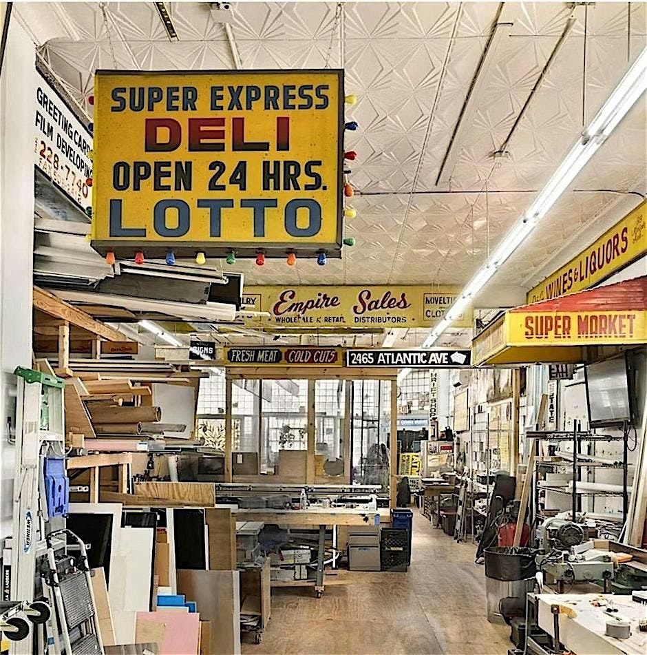 New York Sign Museum December 11th Tour 1:00pm, 11 January | Event in Brooklyn | AllEvents