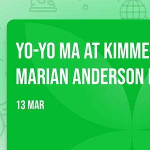Yo-Yo Ma at Kimmel Center - Marian Anderson Hall