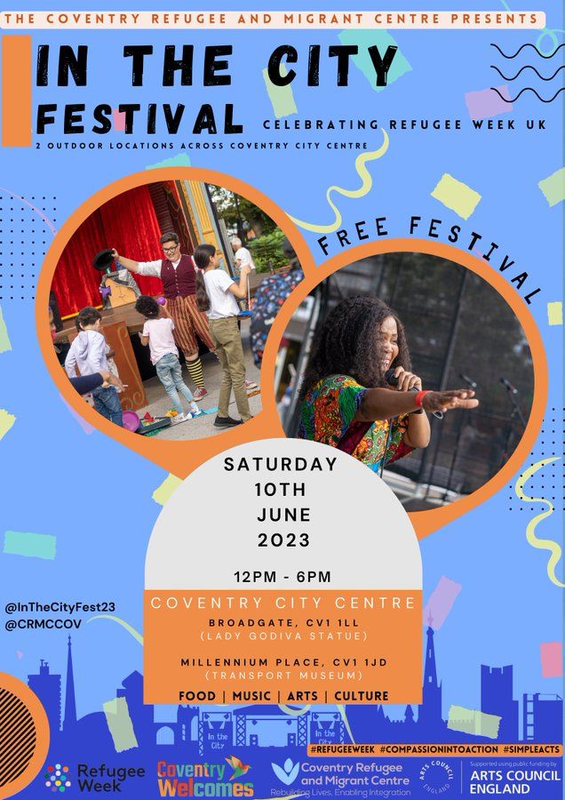 IN THE CITY FESTIVAL 2023, Broadgate, Coventry, 10 June 2023 AllEvents.in