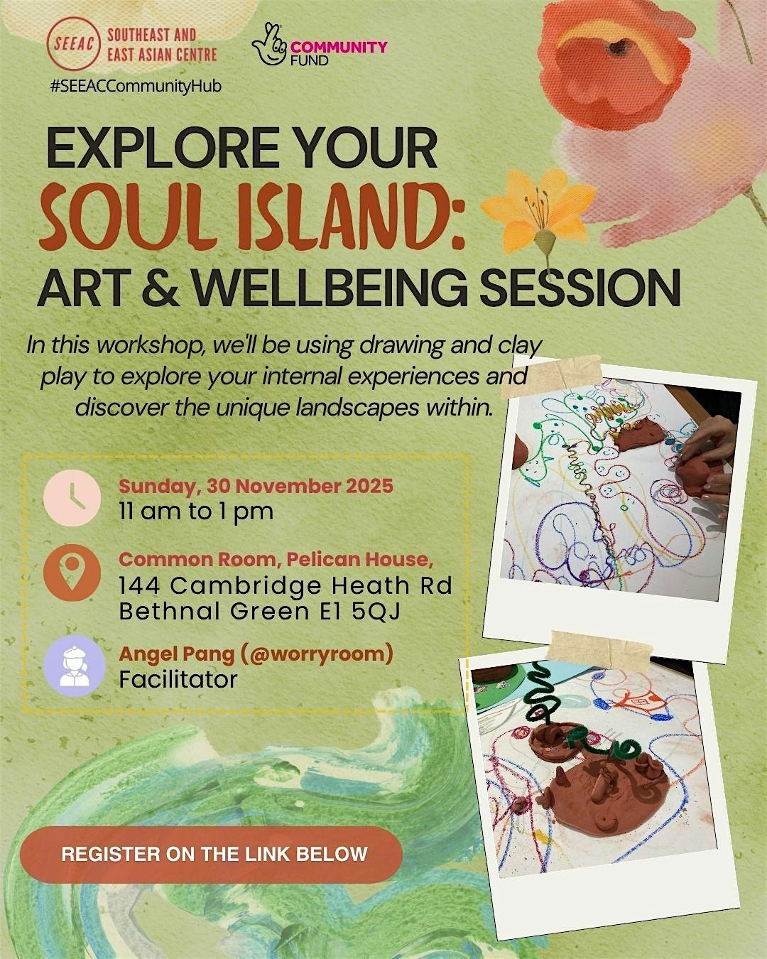 Explore your Soul Island: Art and Wellbeing session, 30 November | Event in London | AllEvents