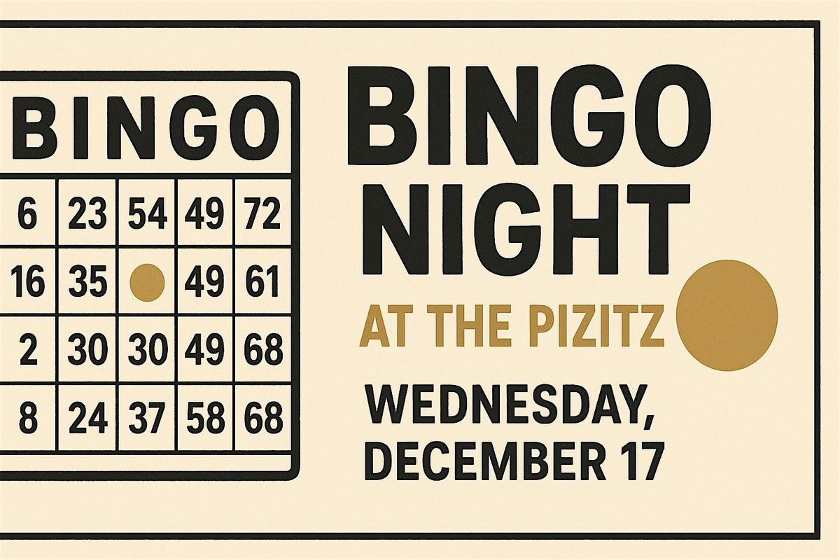 Bingo Night at The Pizitz, 17 December | Event in Birmingham | AllEvents