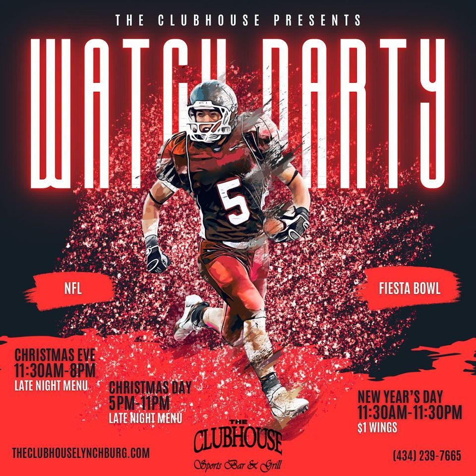 Christmas Eve Watch Party at The Clubhouse, The Clubhouse Sports Bar