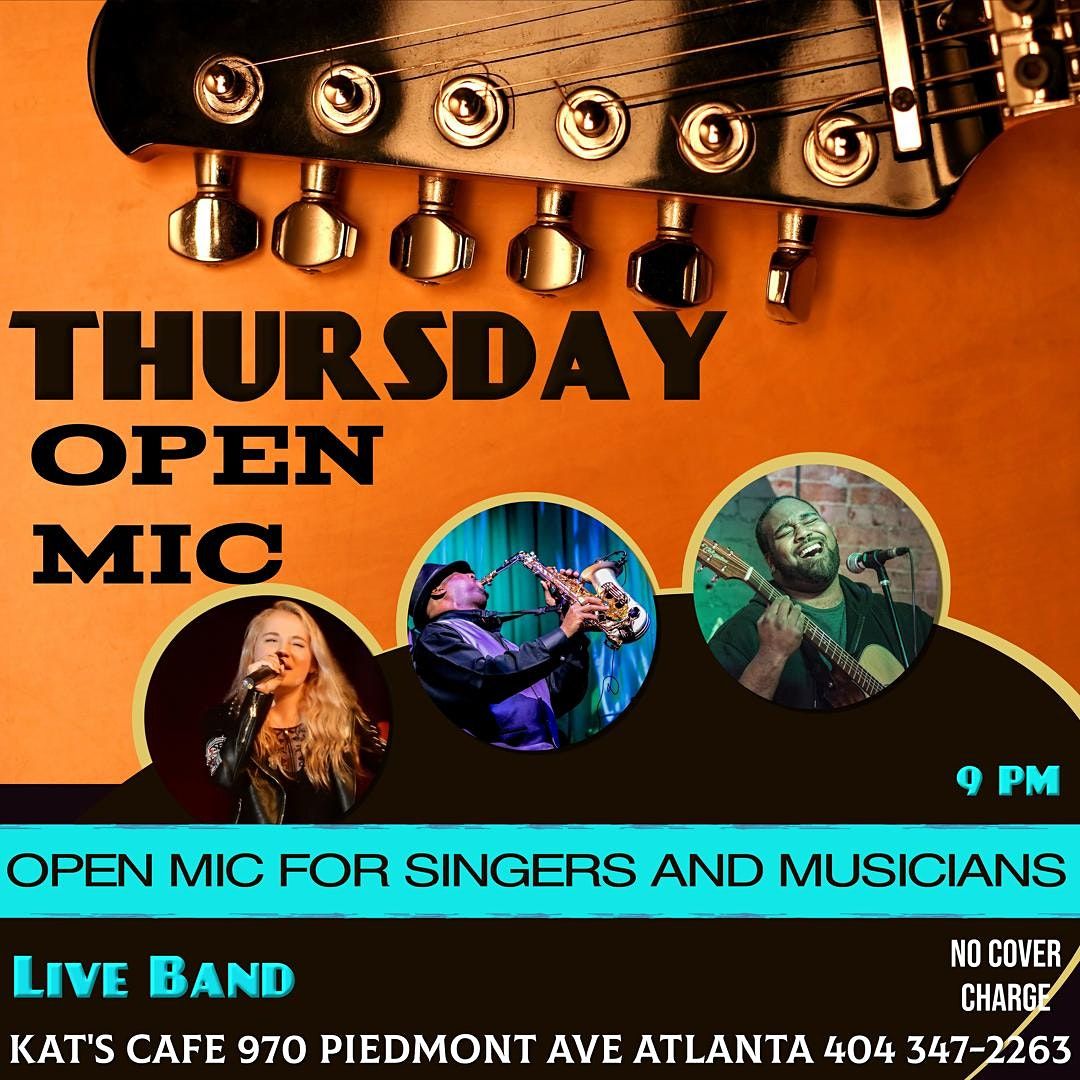 Thursday Night Open Mic Kat S Cafe Atlanta February 18 To December 30 Allevents In Atlanta Calendar Of Events December 2022