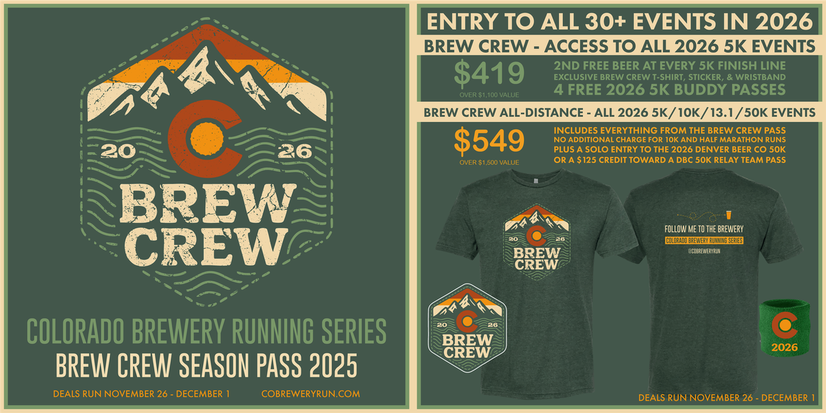 2026 Brew Crew Season Pass - CO Brewery Running Series, 1 January | Event in Multiple Locations | AllEvents
