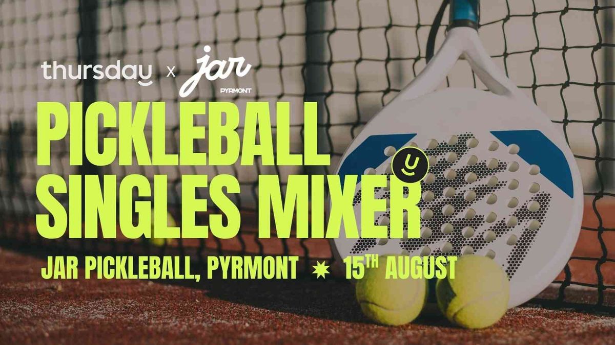 Friday | Pickleball Mingle and Drinks (20-40) | The Jar, Pyrmont, 15 August | Event in Pyrmont | AllEvents