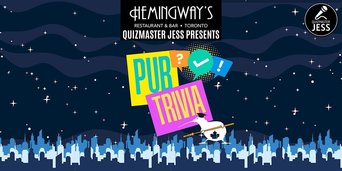 Pub Trivia - Hosted by the Quizmaster Jess Team, 16 December | Event in Toronto | AllEvents