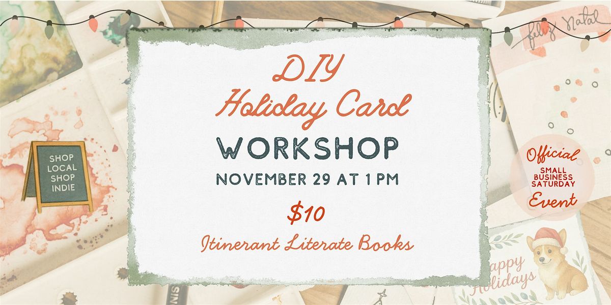 DIY Holiday Card Workshop, 29 November | Event in Charleston | AllEvents