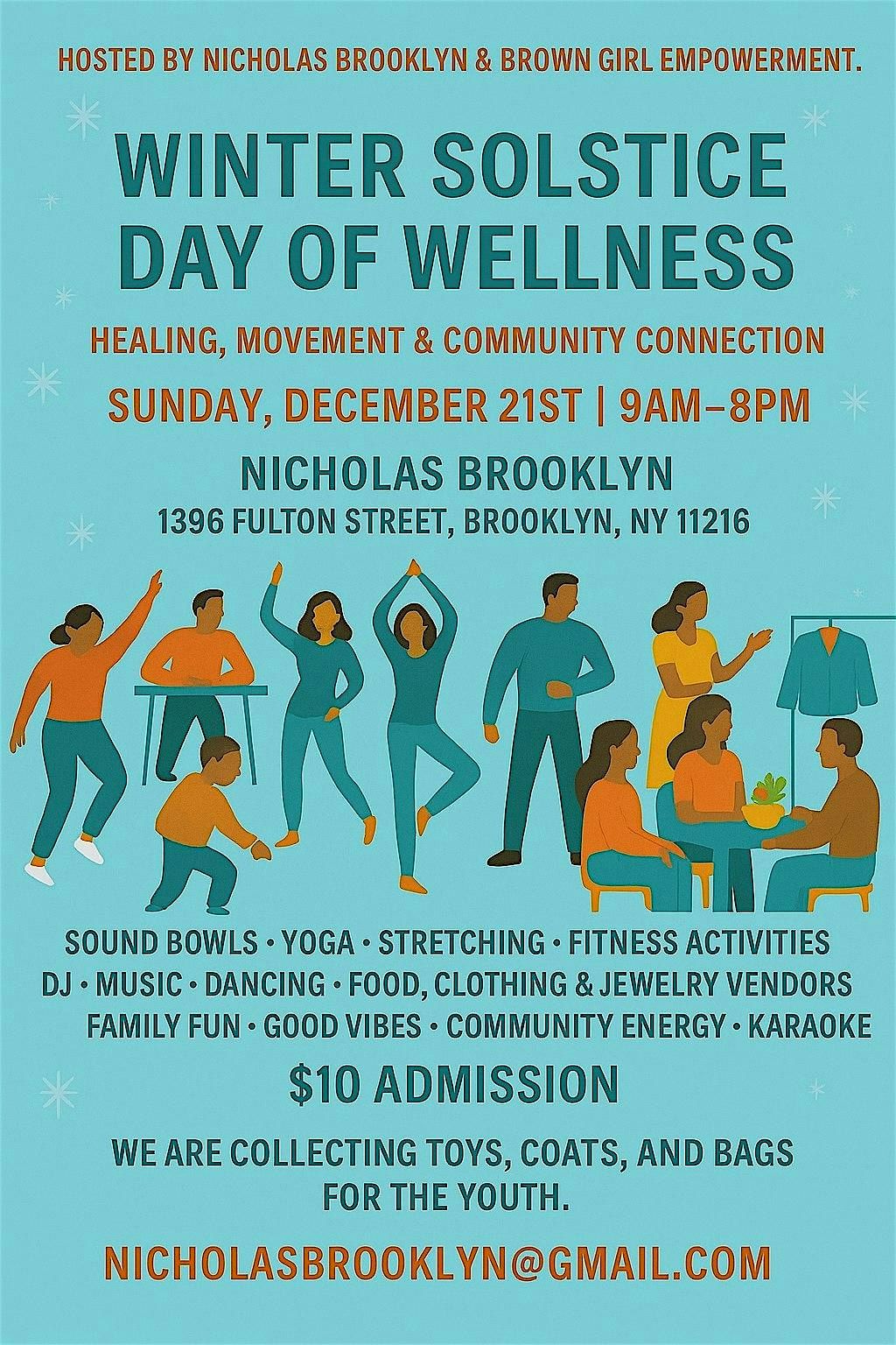 Winter Solstice Day of Wellness at Nicholas Brooklyn, 21 December | Event in Brooklyn | AllEvents