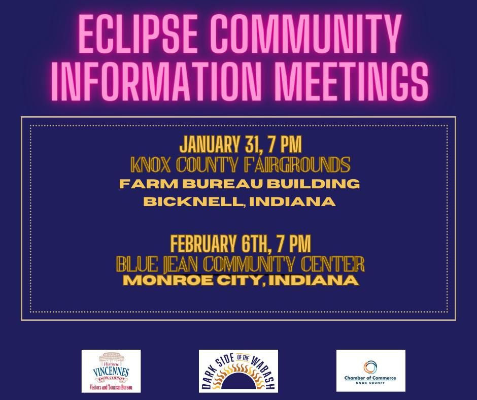 Eclipse Community Information MeetingBicknell , Knox County
