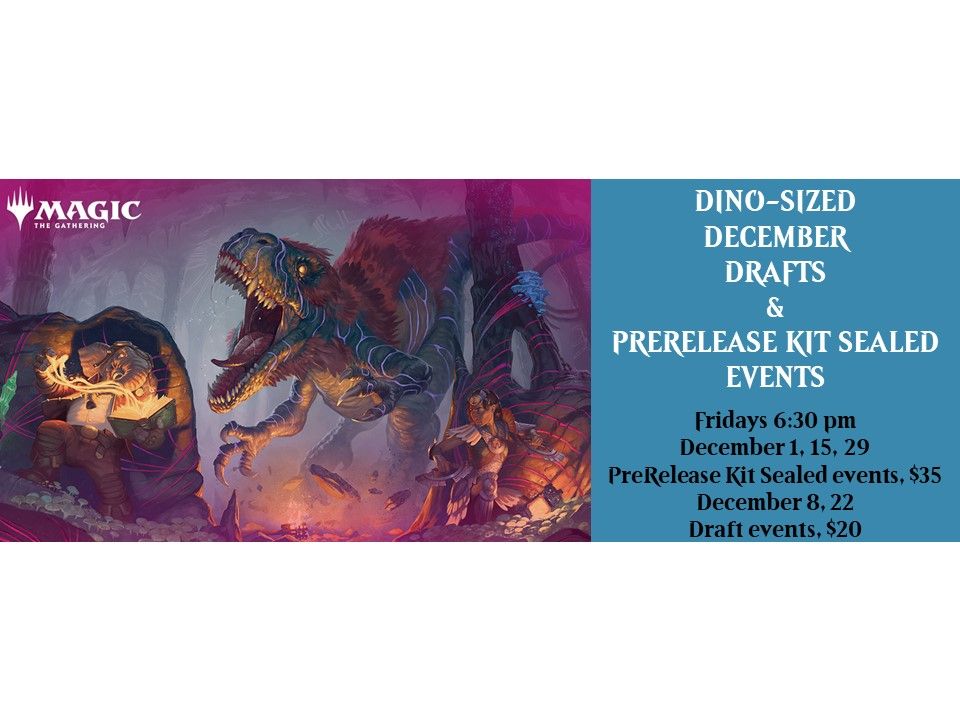 MTG Dino-Sized December PreRelease Kit Sealed Event, $35, 8427 Davison ...