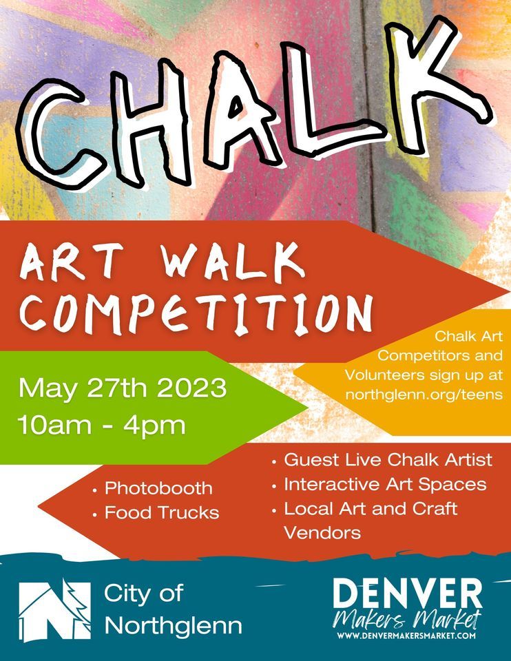 Northglenn Chalk Festival, Northglenn Recreation, Welby, May 27 2023