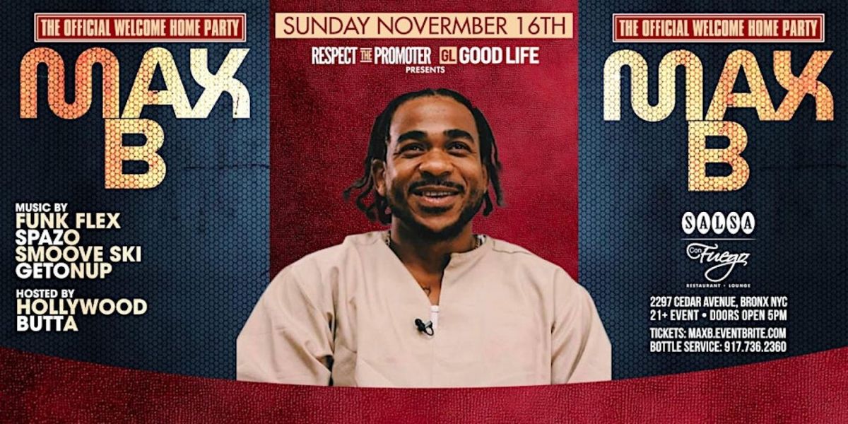 Max B (21+), 6 December | Event in Boston | AllEvents