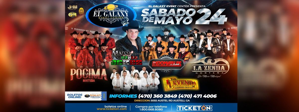 LA POCIMA NORTEÑA, MARCO FLORES #1 BANDA JEREZ & MAS, 24 May | Event in Austell | AllEvents