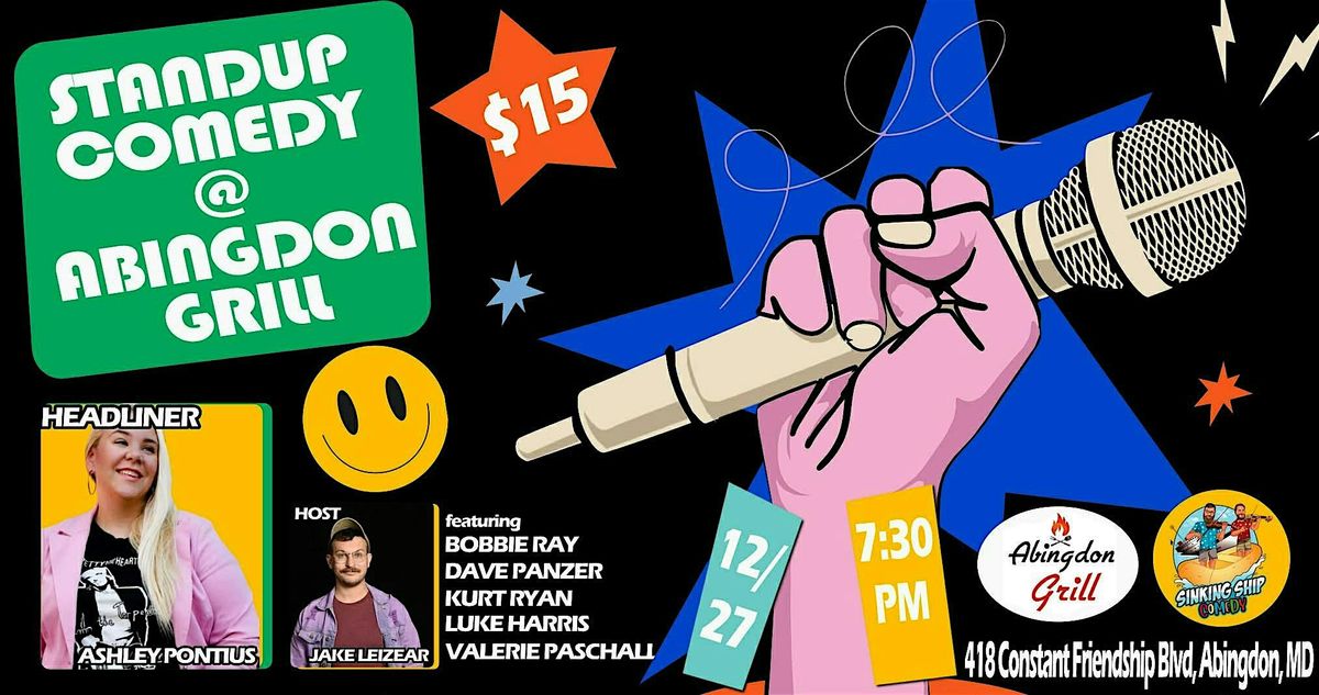 December Comedy Night at the Abingdon Grill, 27 December | Event in Abingdon | AllEvents