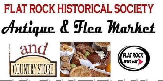 Flat Rock Historical Society Antique Flea Market Flat Rock Speedway June 6 2021 Allevents In Antique Store Flat Rock Mi