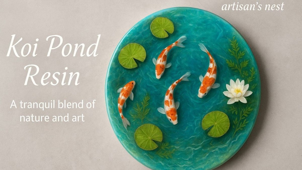 Koi Pond Resin Art, 29 November | Event in New Delhi | AllEvents