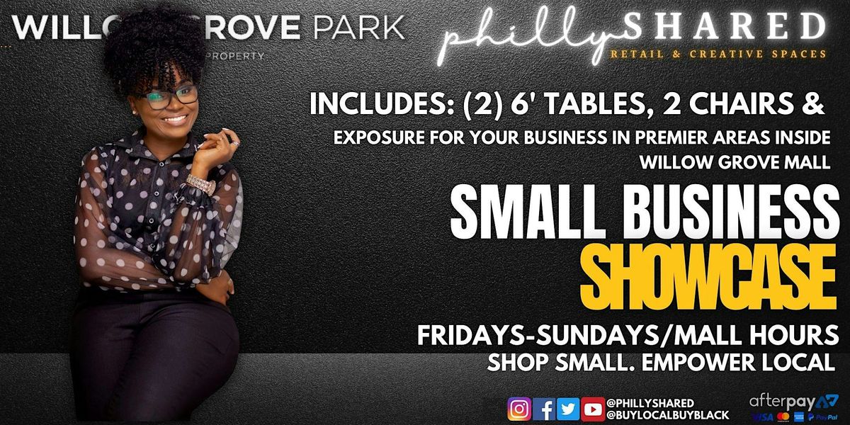 Small Biz Showcase w/ PS @ Willow Grove Mall, 5 December | Event in Willow Grove | AllEvents