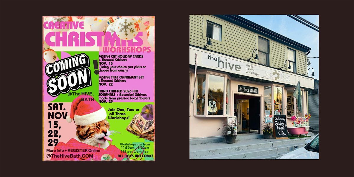 YOUTH Festive Tree Ornament Set with Mulu Mobile Arts Studio, 22 November | Event in Bath | AllEvents