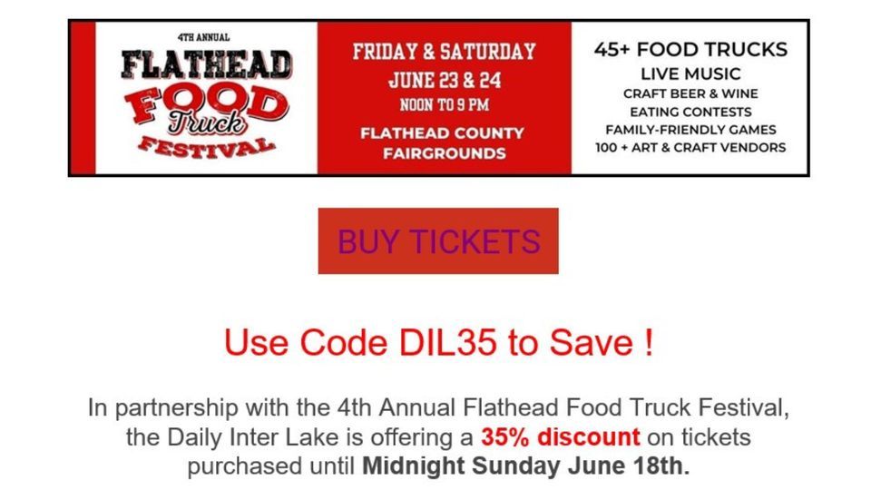 Flathead FOOD TRUCK FESTIVAL + Art & Craft Show, Flathead County Fairgrounds, Kalispell, June 23 2023 | AllEvents.in Flathead FOOD TRUCK FESTIVAL + Art & Craft Show, Flathead County Fairgrounds, Kalispell, June 23 2023 | AllEvents.in