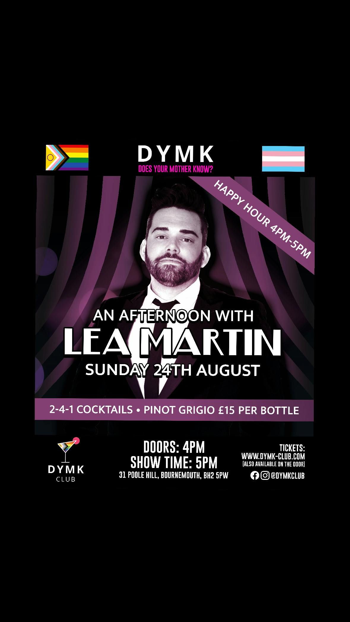 AN AFTERNOON WITH LEA MARTIN , 24 August | Event in Bournemouth | AllEvents
