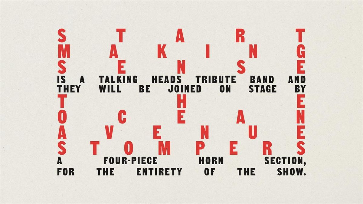Start Making Sense - Talking Heads Tribute, 29 May | Event in Carlisle | AllEvents