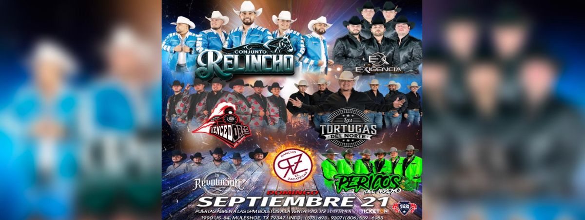 CONJUNTO RELINCHO, LA EXIGENCIA Y MAS, 21 September | Event in Muleshoe | AllEvents