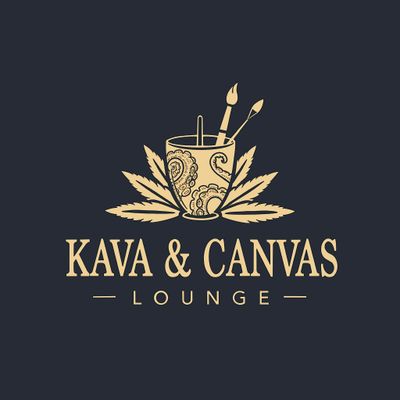 Kava & Canvas Lounge logo